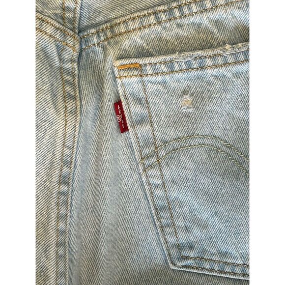 Levi's 501 Skinny High Rise Button Fly Women's Jeans 28x28L - Picture 7 of 8